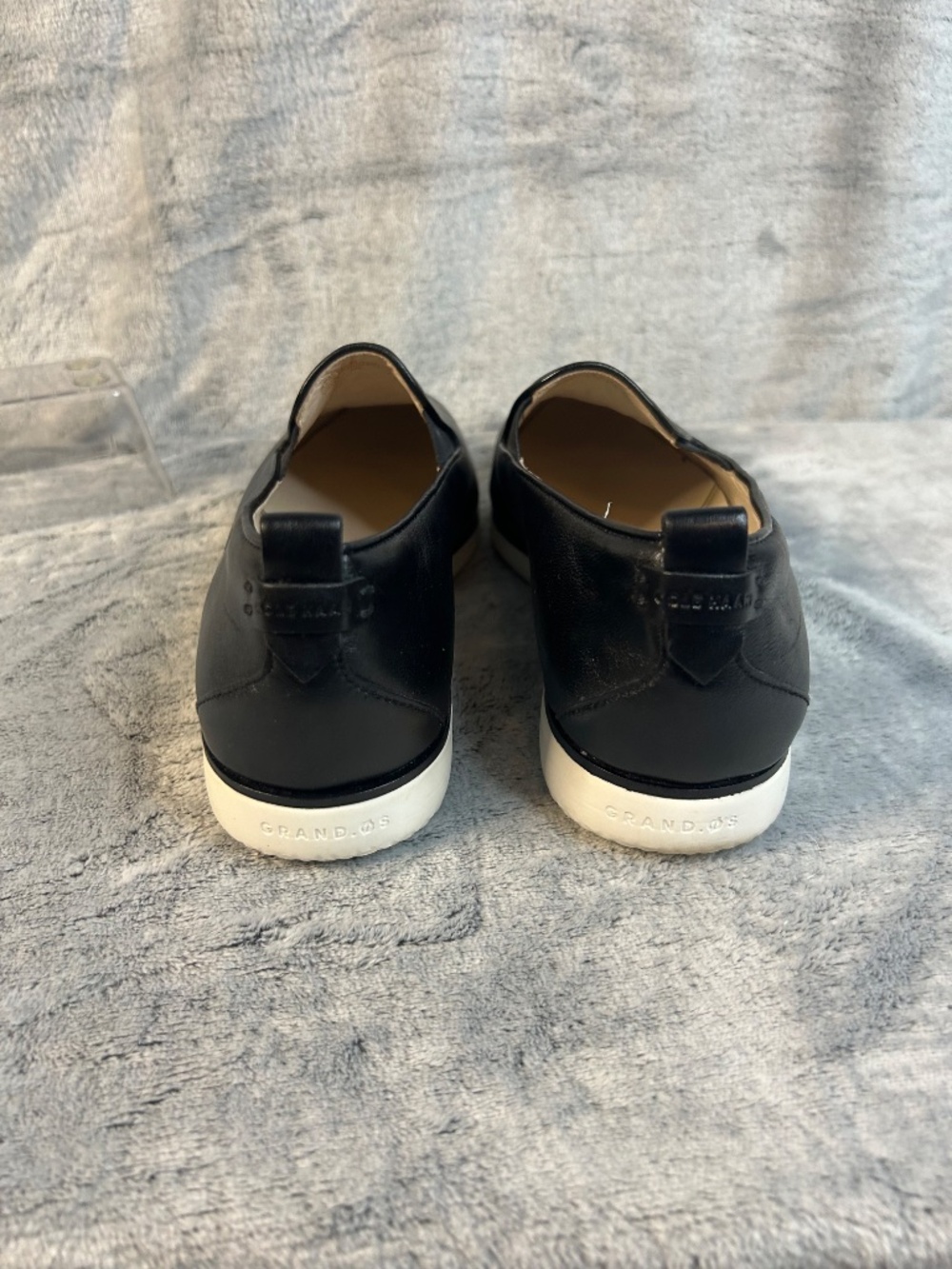 Cole Haan Women's Grand Ambition Slip-On Loafer / Sneaker in the Black/Ivory  8B - Picture 4 of 6